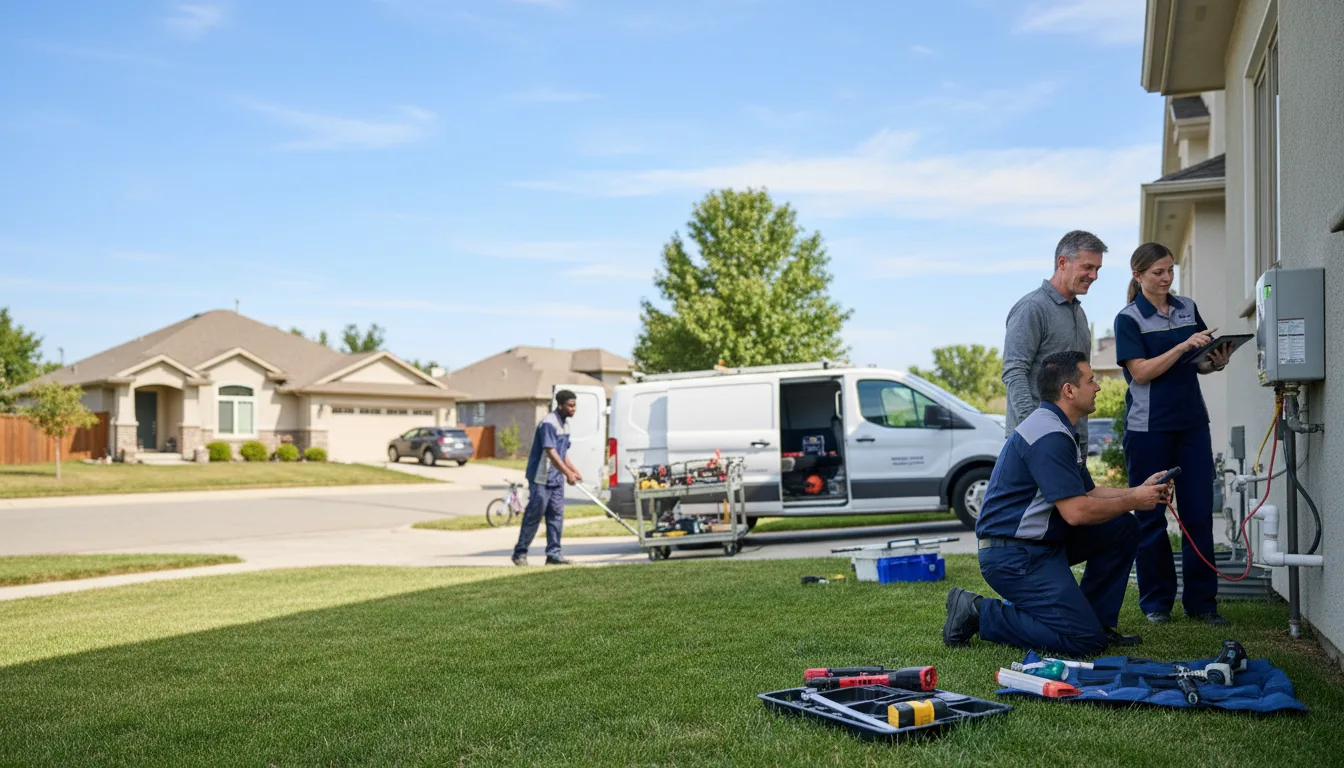 Tankless water heater service in Willis, TX